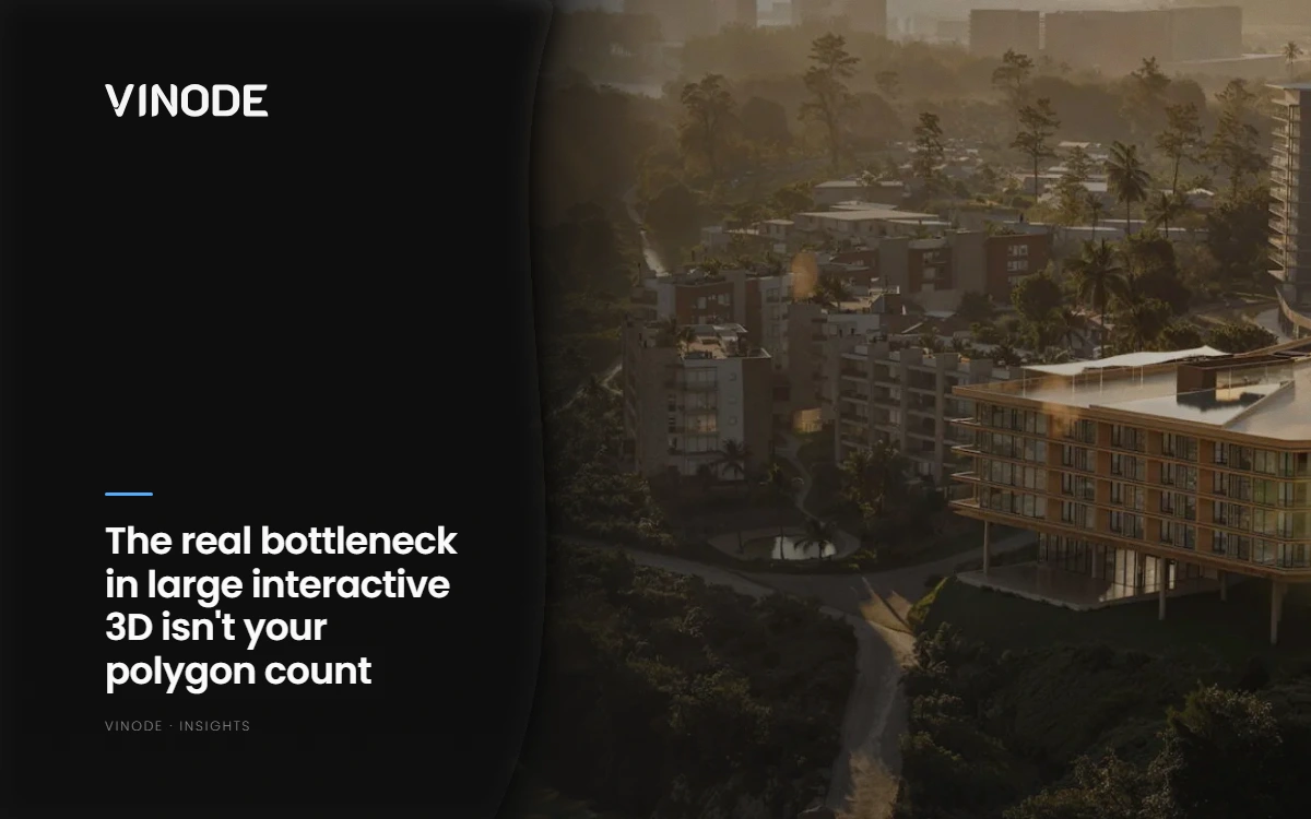 Photorealistic 3D render of a large-scale residential estate development