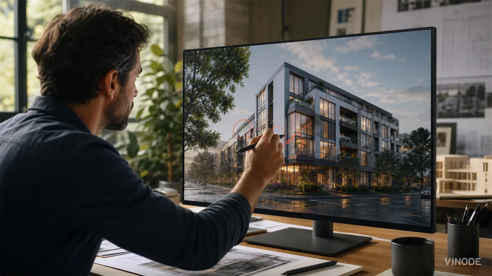 Architectural property render displayed for detailed review