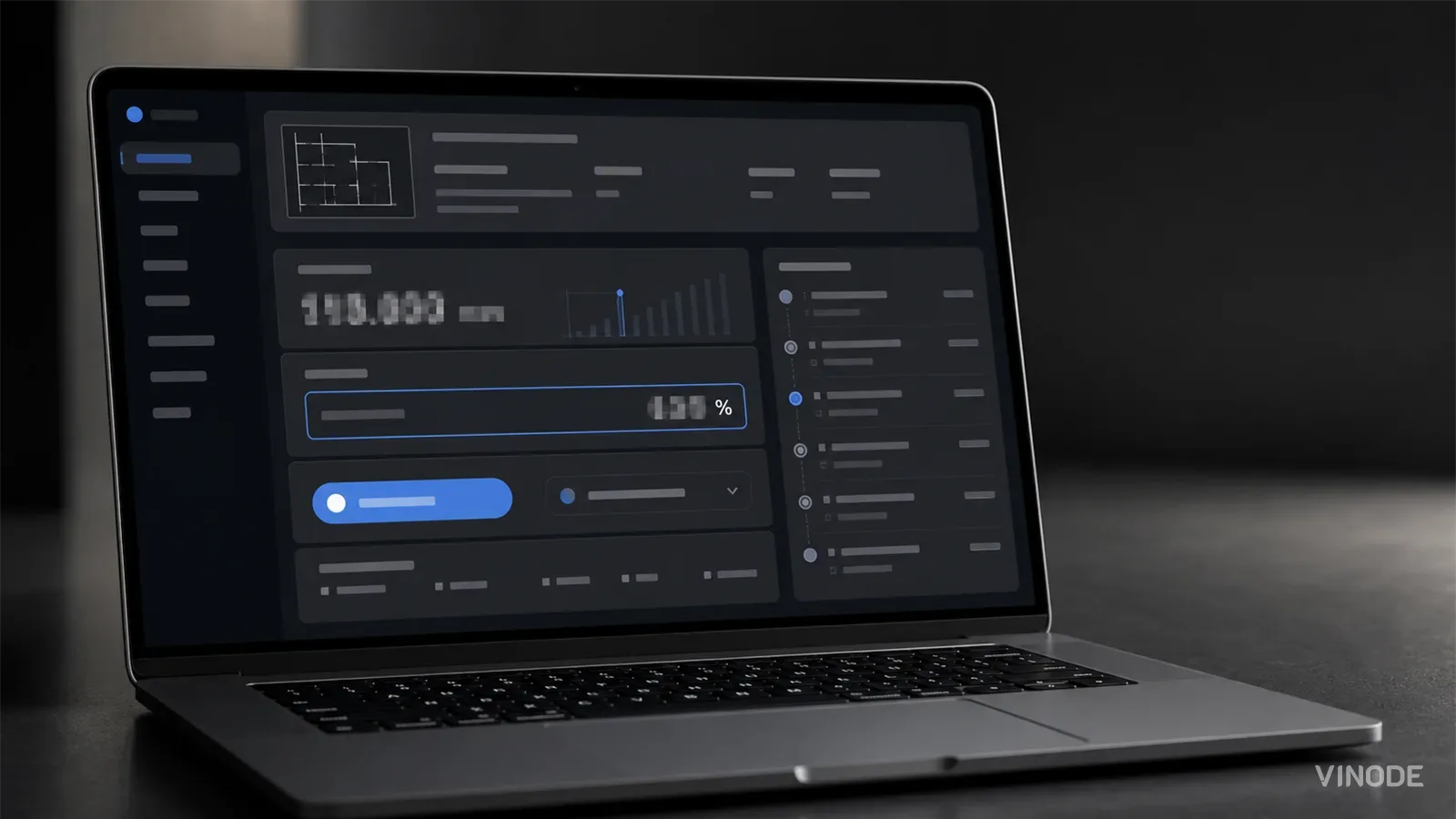 Sales approval interface open on a laptop