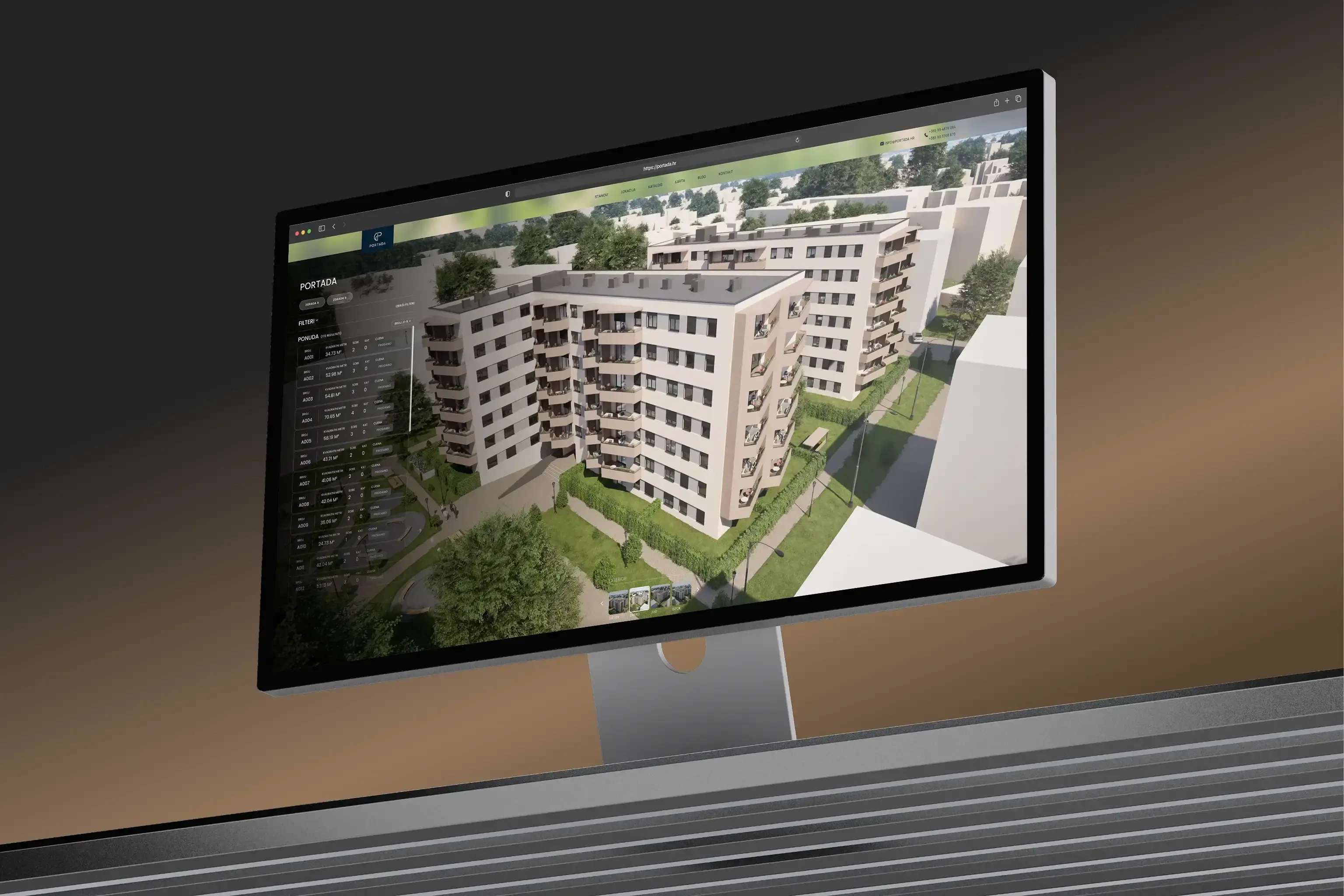 Portada residential project in Zadar